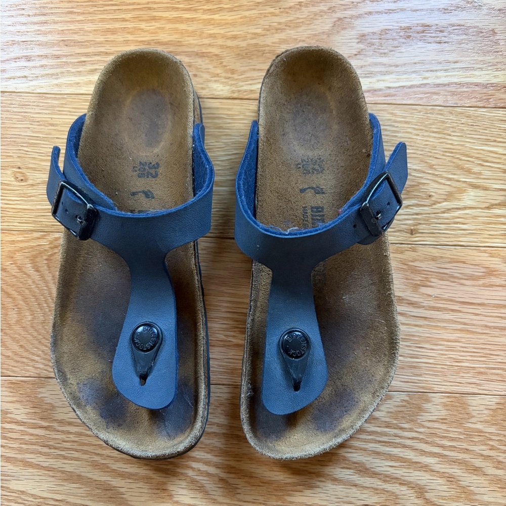 Birkenstock Kids Navy Sandals 32